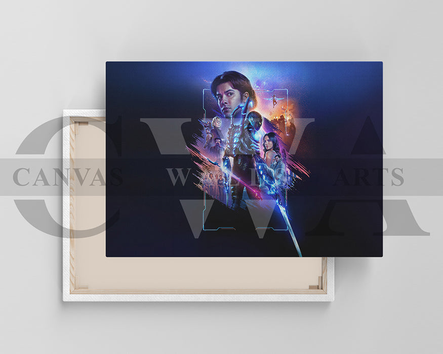 Blue Beetle Canvas Print