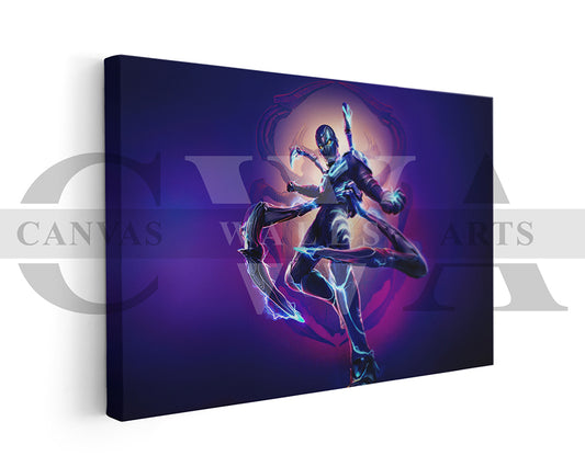 Blue Beetle Decor Wall Art