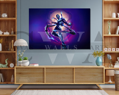 Blue Beetle Decor Wall Art