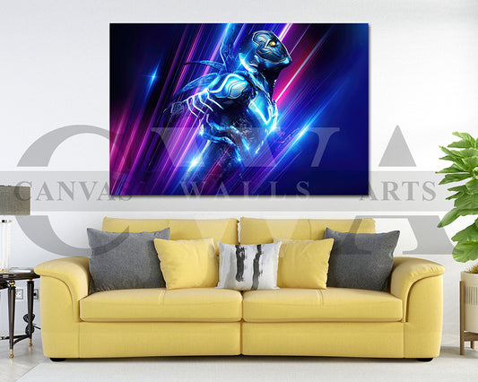 Blue Beetle Wall Art