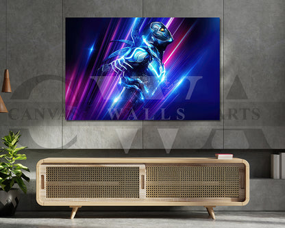 Blue Beetle Wall Art