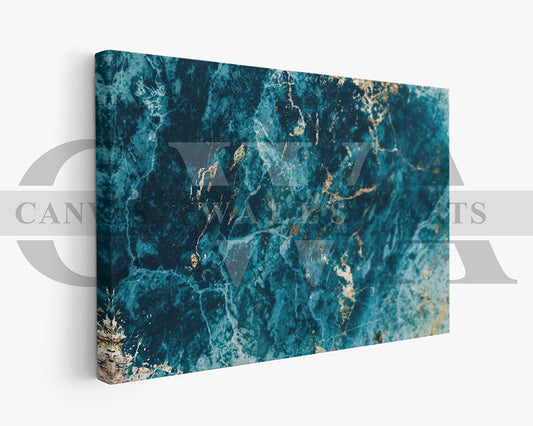 Blue Marble Canvas Wall Art