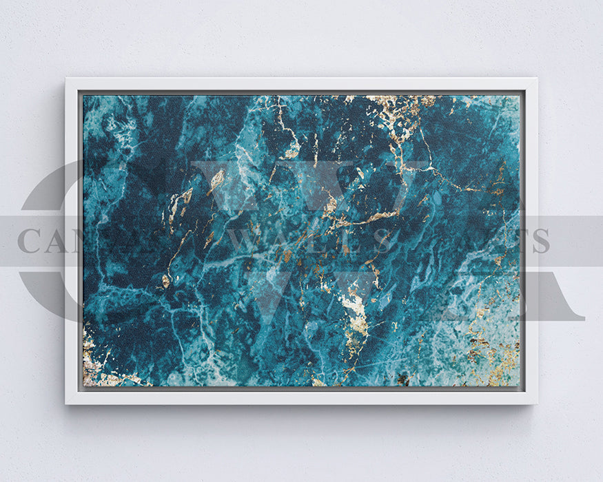 Blue Marble Canvas Wall Art