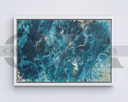 Blue Marble Canvas Wall Art