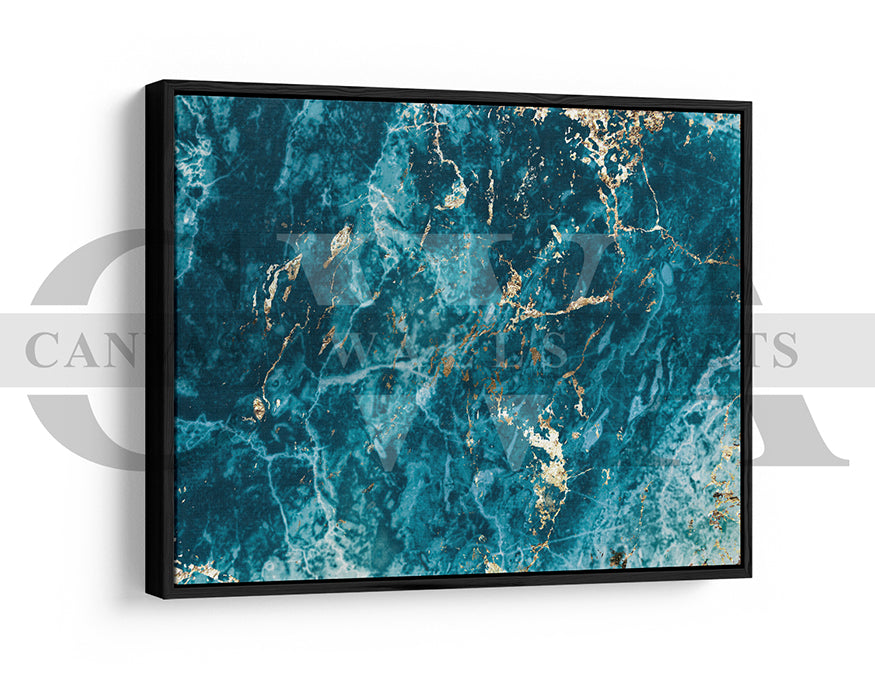 Blue Marble Canvas Wall Art