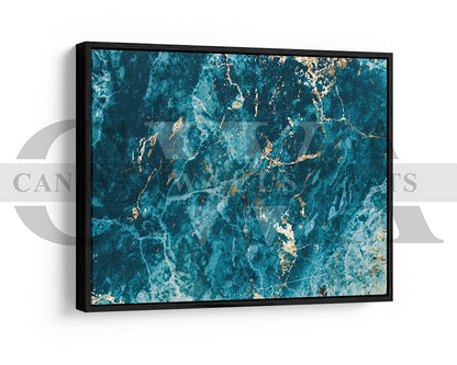 Blue Marble Canvas Wall Art