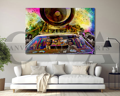 Bluesmobile Canvas Wall Art Movie Poster Print