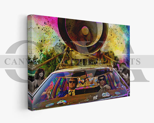 Bluesmobile Canvas Wall Art Movie Poster Print