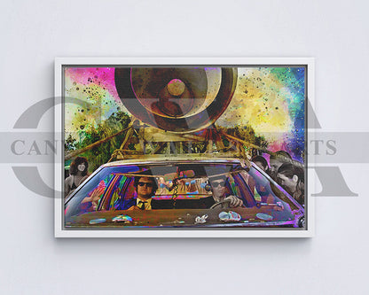 Bluesmobile Canvas Wall Art Movie Poster Print