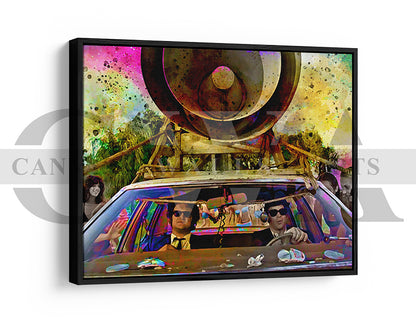 Bluesmobile Canvas Wall Art Movie Poster Print