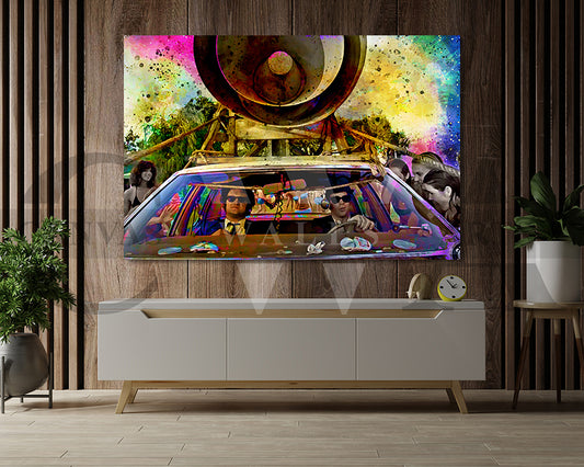 Bluesmobile Canvas Wall Art Movie Poster Print