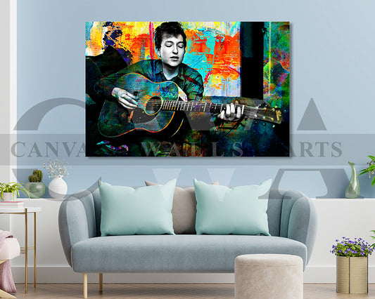 Bob Dylan Canvas Wall Art