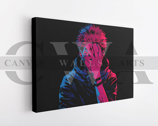 Bold Jujutsu Kaisen Canvas Wall Art