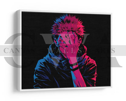 Bold Jujutsu Kaisen Canvas Wall Art