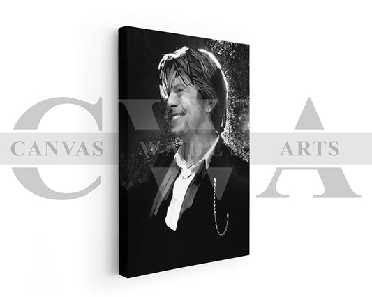 Bowie Canvas Wall Art Abstract Music Poster