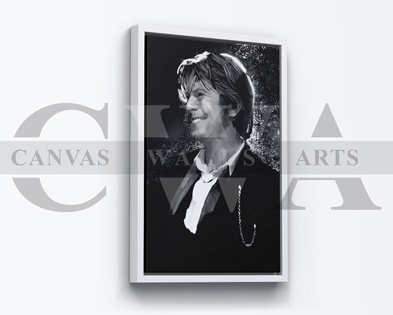 Bowie Canvas Wall Art Abstract Music Poster