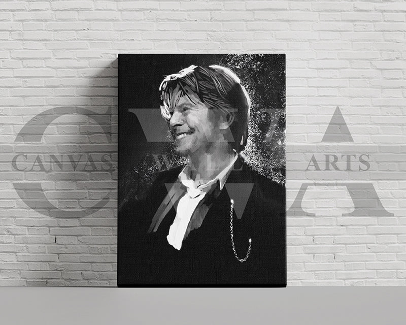 Bowie Canvas Wall Art Abstract Music Poster