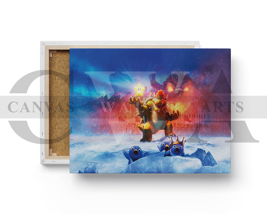 Bowser The Super Mario Bros Canvas Wall Art