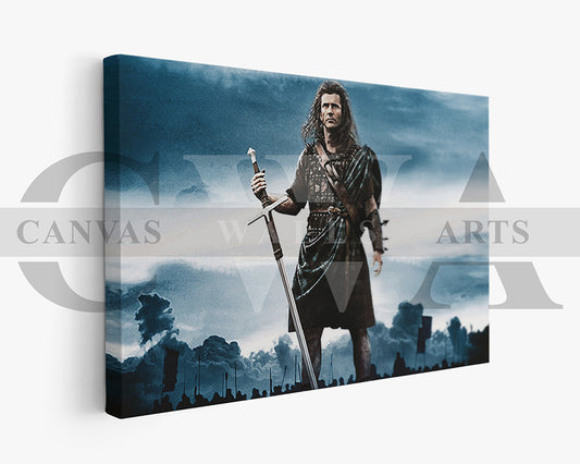 Braveheart Canvas Wall Art Movie Poster Frame