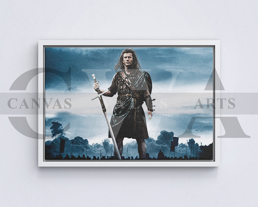 Braveheart Canvas Wall Art Movie Poster Frame