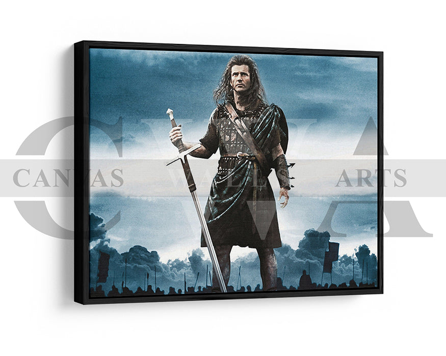 Braveheart Canvas Wall Art Movie Poster Frame