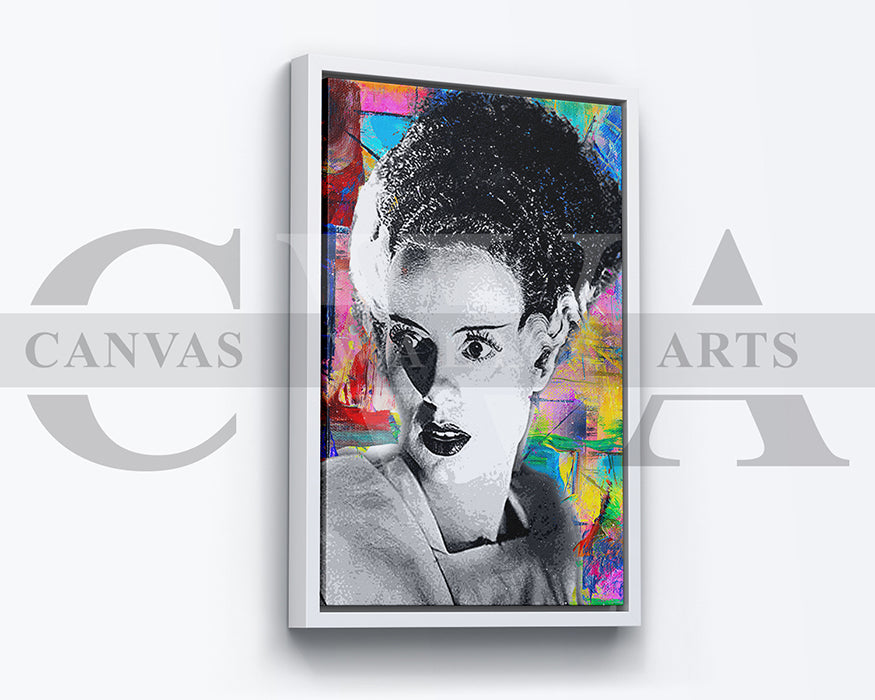 Bride of Frankenstein Canvas Wall Art Movie Poster Print