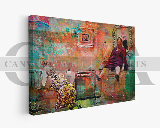 Bridesmaids Canvas Wall Art Food Poisoning Movie Poster Print