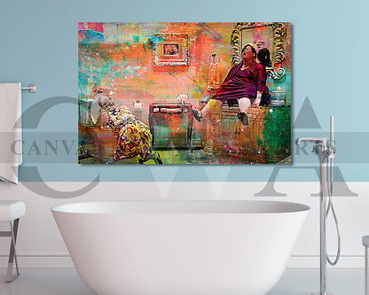 Bridesmaids Canvas Wall Art Food Poisoning Movie Poster Print