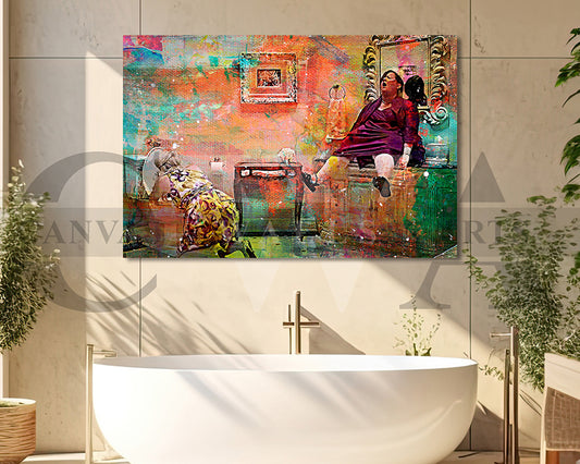 Bridesmaids Canvas Wall Art Food Poisoning Movie Poster Print