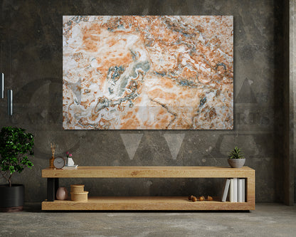 Brown Marble Canvas Wall Art