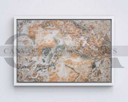 Brown Marble Canvas Wall Art