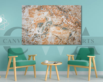 Brown Marble Canvas Wall Art