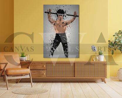 Bruce Lee Canvas Wall Art