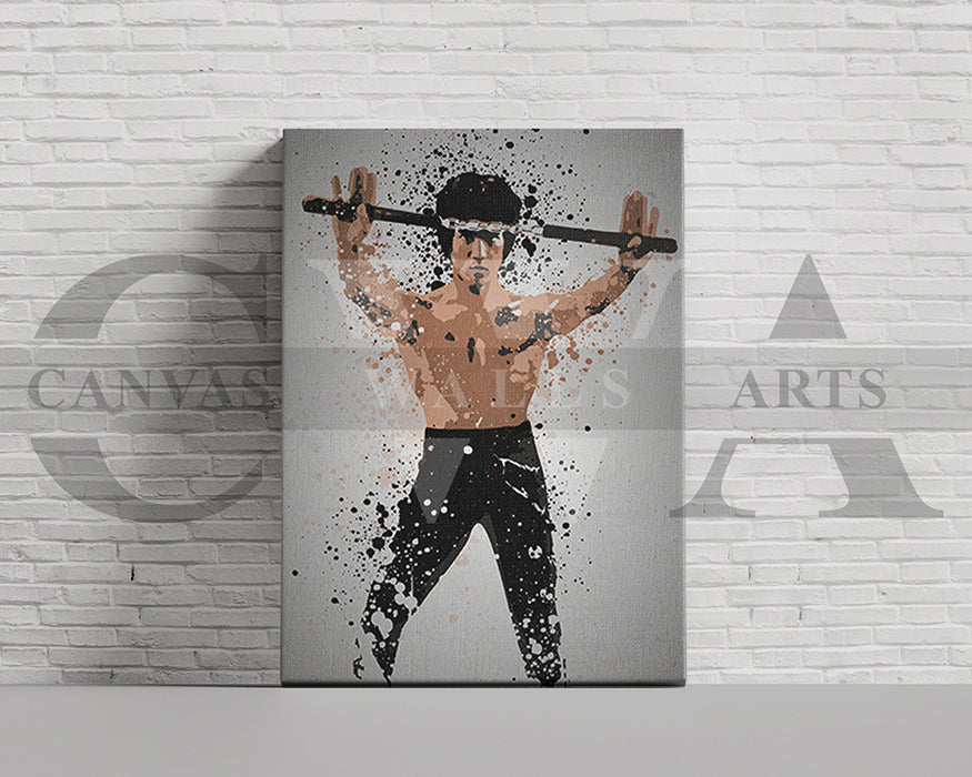 Bruce Lee Canvas Wall Art