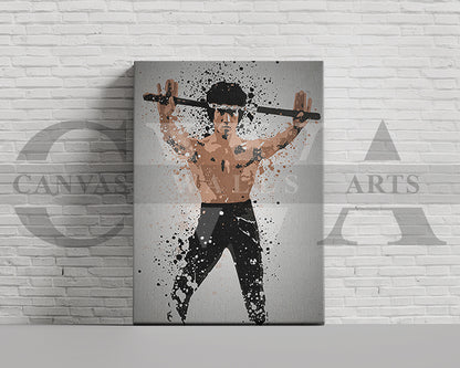 Bruce Lee Canvas Wall Art