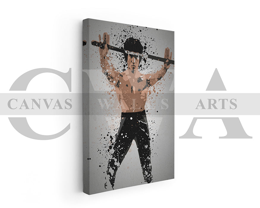 Bruce Lee Canvas Wall Art
