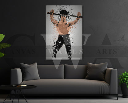 Bruce Lee Canvas Wall Art