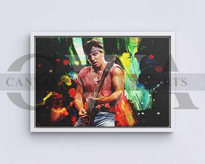 Bruce Springsteen Canvas Wall Art