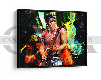 Bruce Springsteen Canvas Wall Art