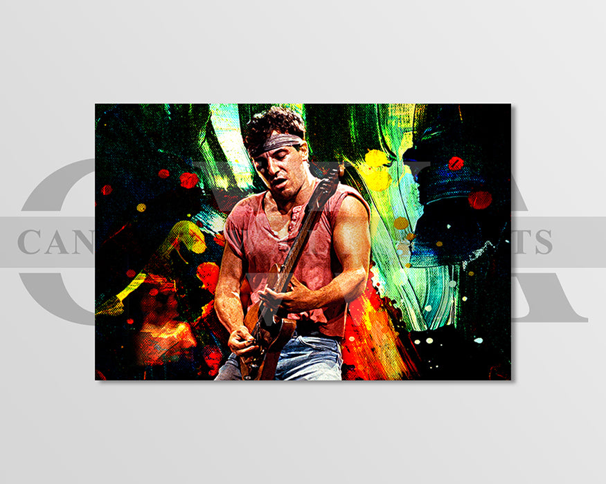 Bruce Springsteen Canvas Wall Art