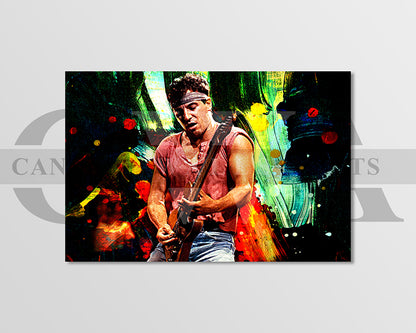 Bruce Springsteen Canvas Wall Art