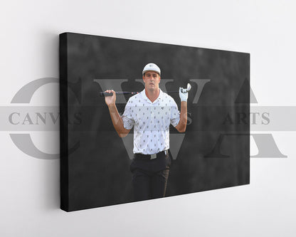Bryson DeChambeau Black & White Canvas Art Golf Canvas Wall Art