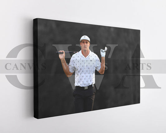 Bryson DeChambeau Black & White Canvas Art Golf Canvas Wall Art