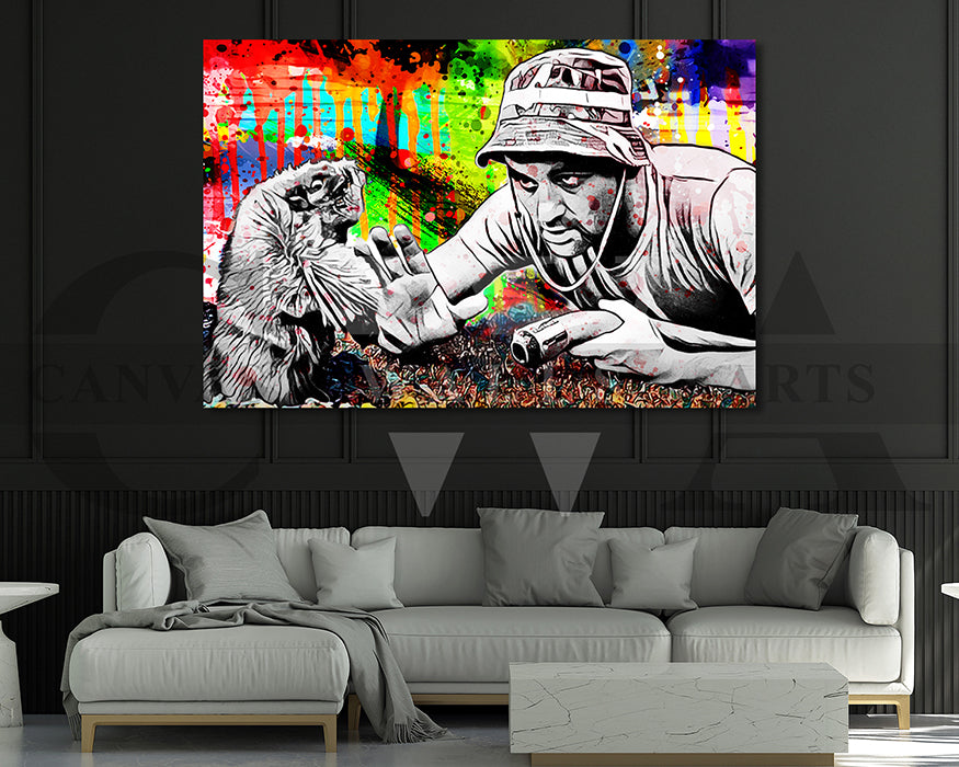 Caddyshack Canvas Wall Art Abstract Movie Poster Print