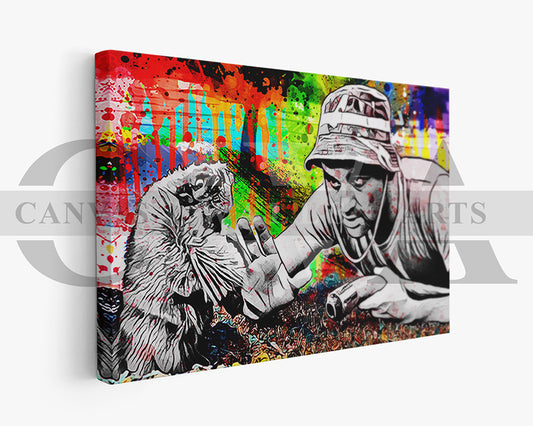 Caddyshack Canvas Wall Art Abstract Movie Poster Print