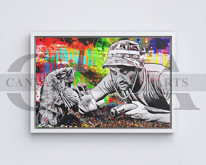 Caddyshack Canvas Wall Art Abstract Movie Poster Print