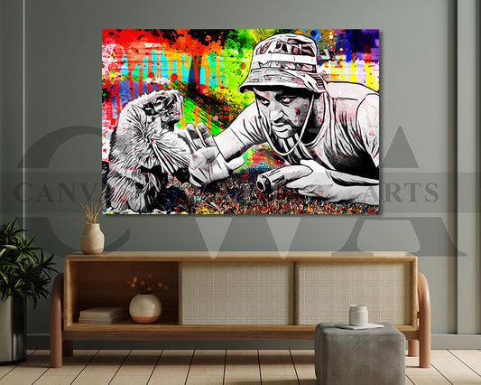 Caddyshack Canvas Wall Art Abstract Movie Poster Print