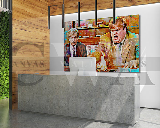 Callahan Sales Pitch Canvas Wall Art Abstract Movie Poster Print