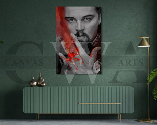 Calvin Candie Canvas Wall Art Abstract Movie Poster