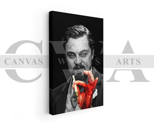 Calvin Candie Canvas Wall Art Abstract Movie Poster
